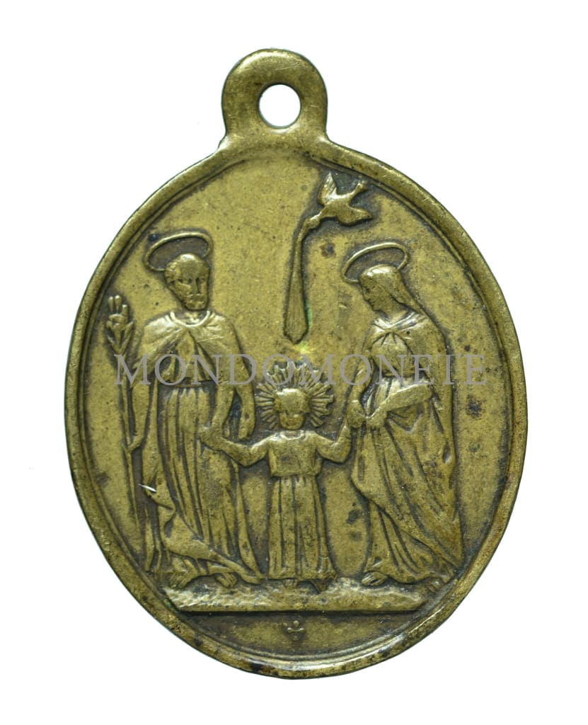 Sacra Famiglia - Spirito Santo Sacri Tre Cuori Medaglie E Gettoni