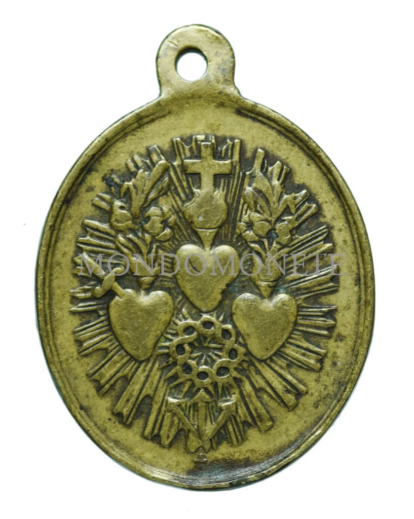 Sacra Famiglia - Spirito Santo Sacri Tre Cuori Medaglie E Gettoni