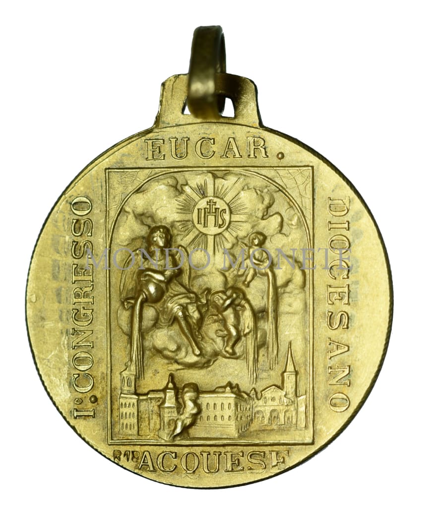San Guido Dacqui 1° Congresso Eucaristico Diocesano Acquese Medaglie E Gettoni