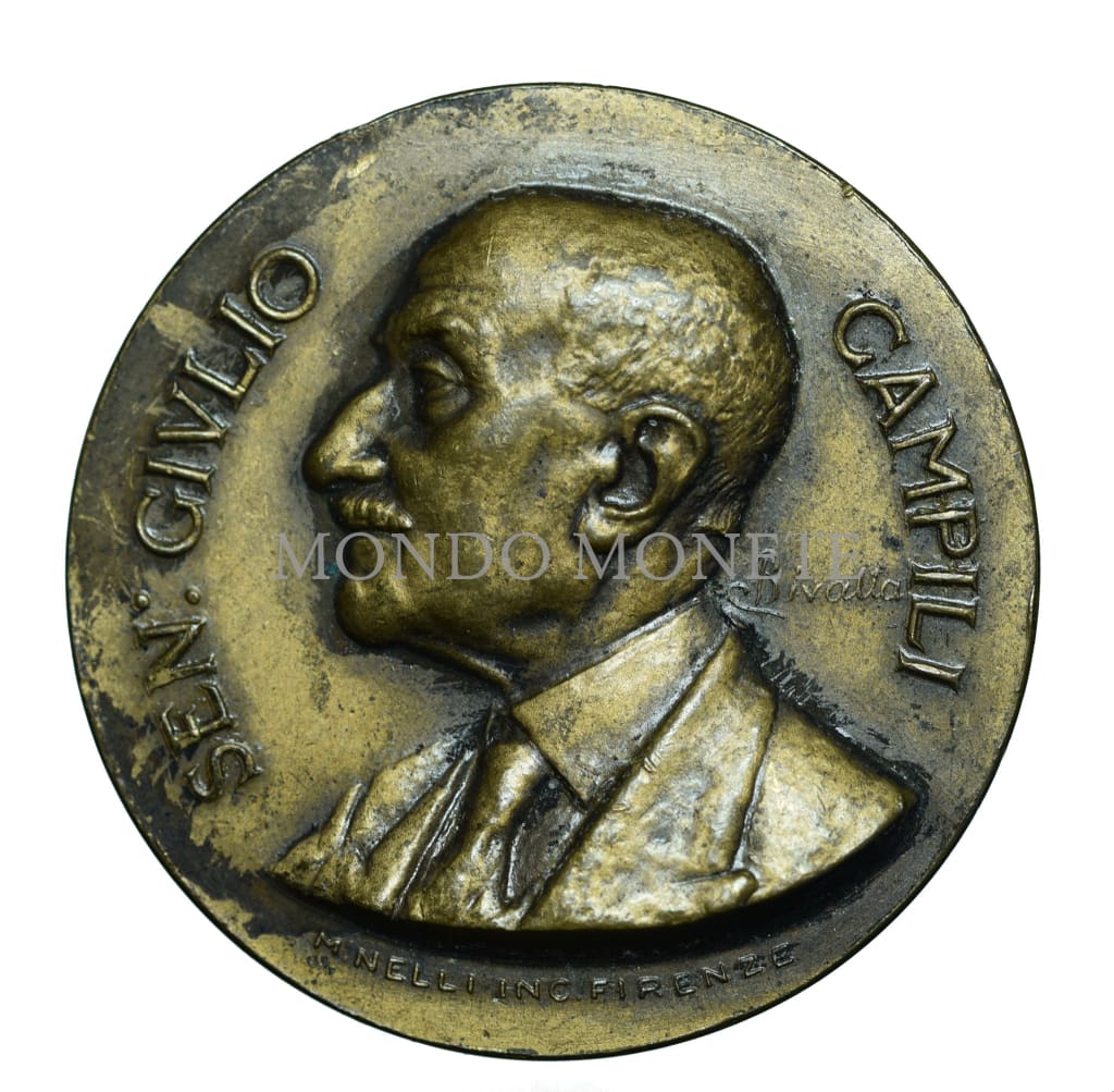 Senatore Giulio Campili Firenze 1933 Medaglie E Gettoni