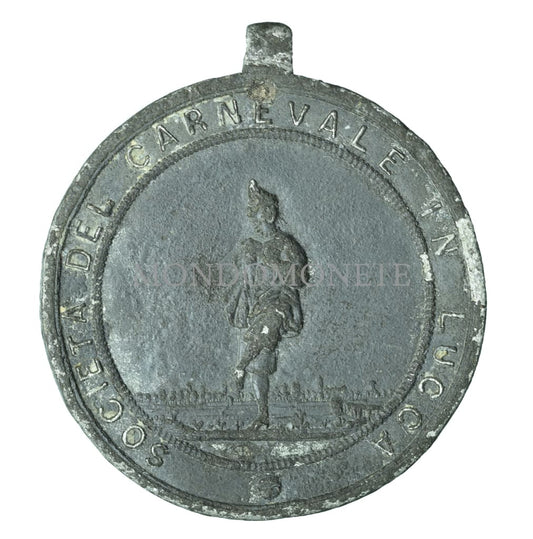 Societa Del Carnevale In Lucca - Anno Iii 1872 Medaglie E Gettoni