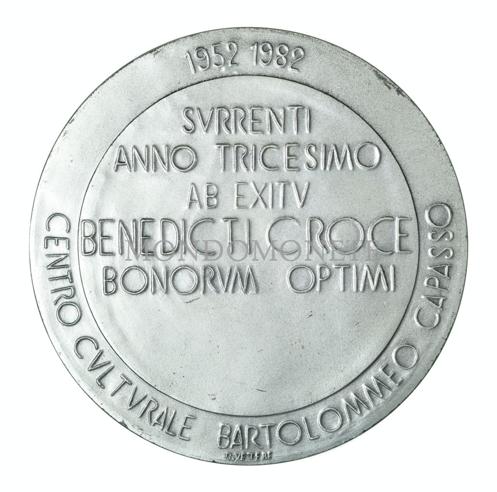 Sorento Benedetto Centro Culturale Bartolommeo Capasso 1952 - 1982 Medaglie E Gettoni