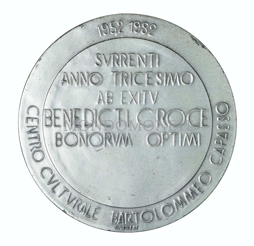 Sorento Benedetto Centro Culturale Bartolommeo Capasso 1952 - 1982 Medaglie E Gettoni