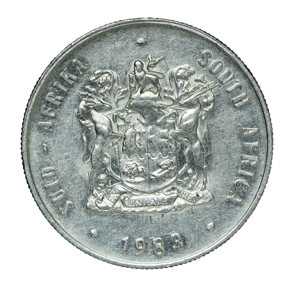 South Africa 1 Rand 1983 Monete Da Collezione