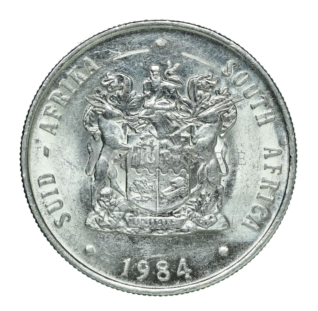 South Africa 1 Rand 1984 Monete Da Collezione