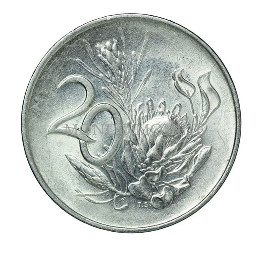 South Africa 20 Cents 1965 Monete Da Collezione