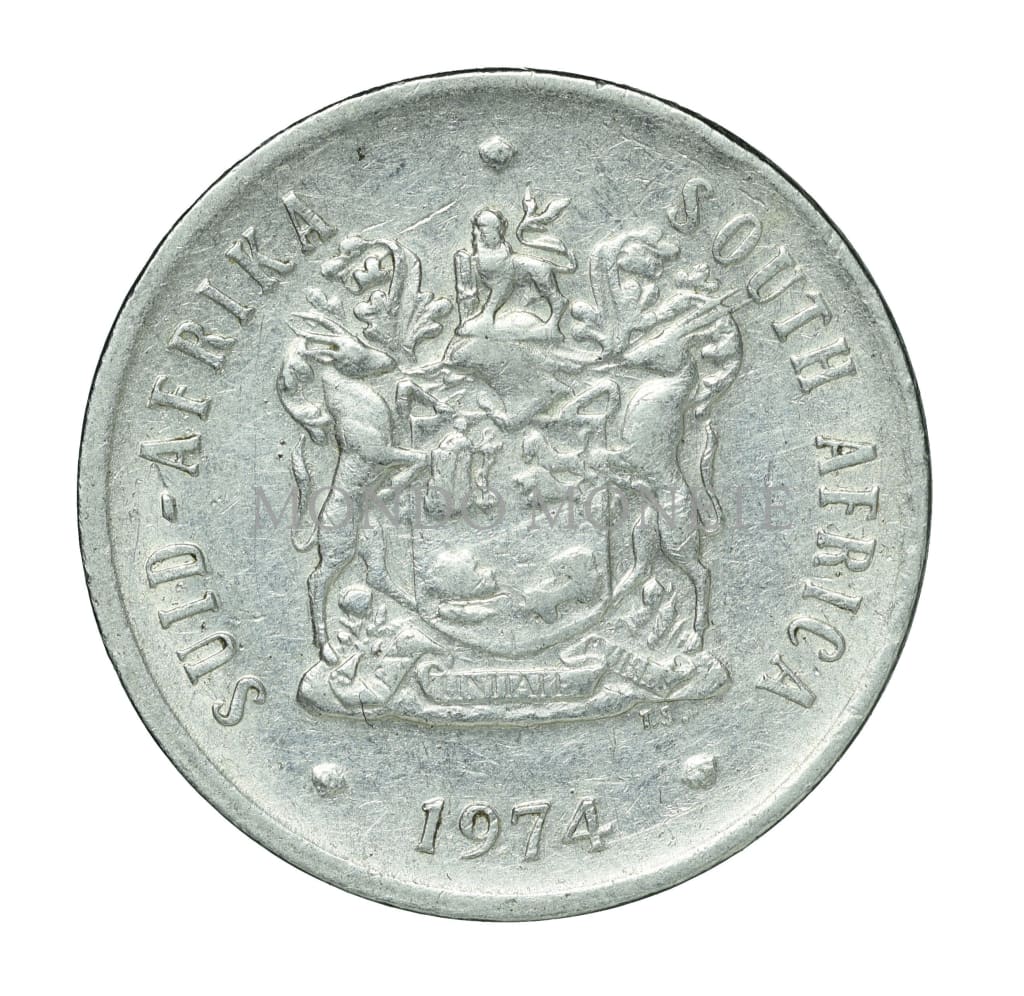 South Africa 20 Cents 1974 Monete Da Collezione
