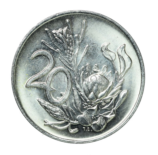 South Africa 20 Cents 1975 Monete Da Collezione