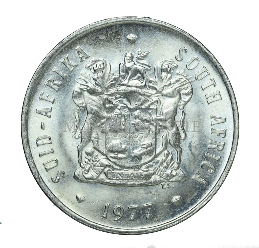 South Africa 20 Cents 1977 Monete Da Collezione