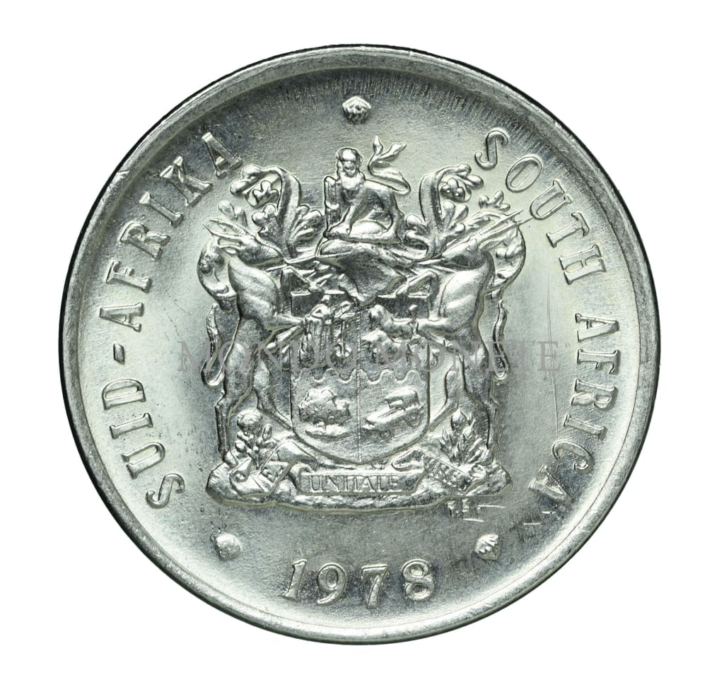 South Africa 20 Cents 1978 Monete Da Collezione