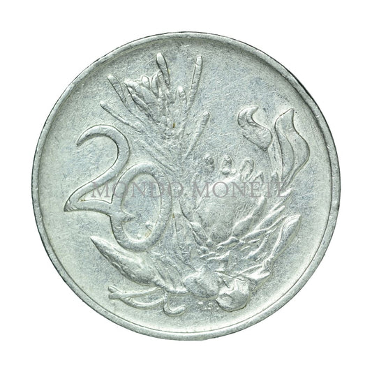 South Africa 20 Cents 1979 Monete Da Collezione
