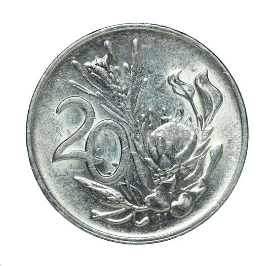 South Africa 20 Cents 1984 Monete Da Collezione