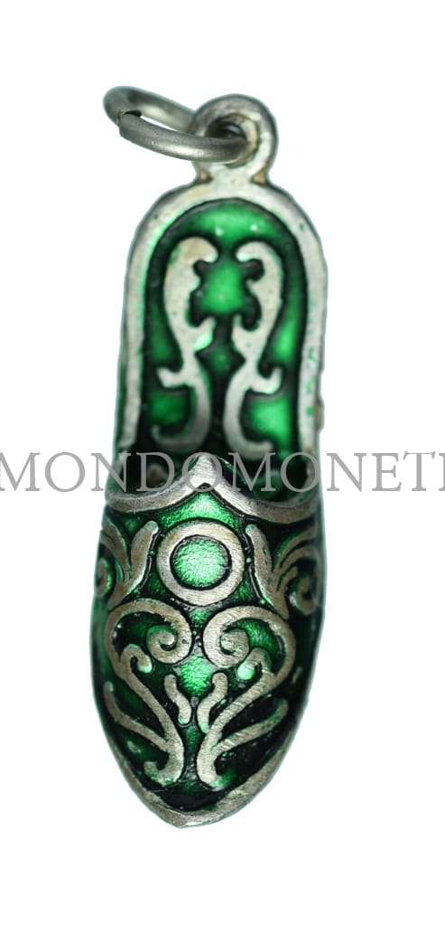 Splendido Ciondolo Vintage A Forma Di Scarpa Orologi E Gioielli