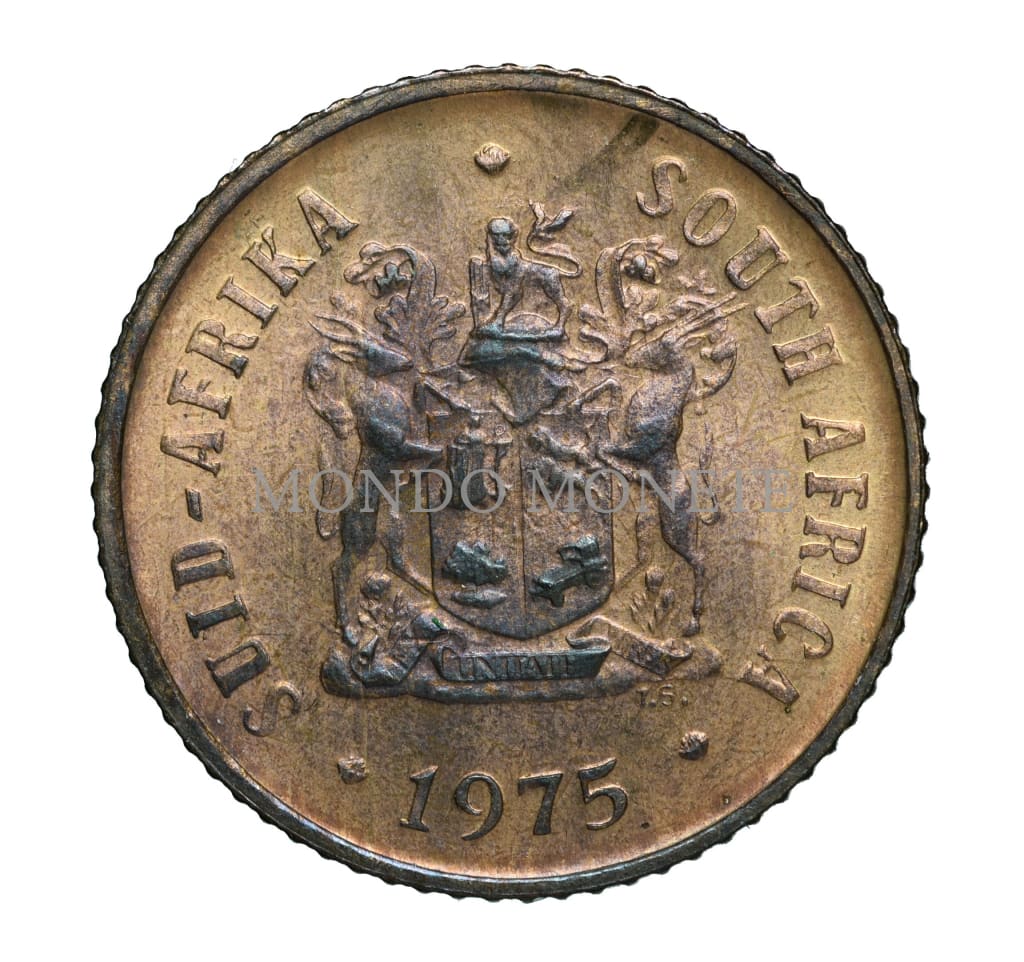 Suid Africa 1 Cent 1975 Monete Da Collezione