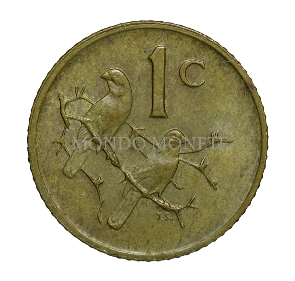 Suid Africa 1 Cent 1978 Monete Da Collezione