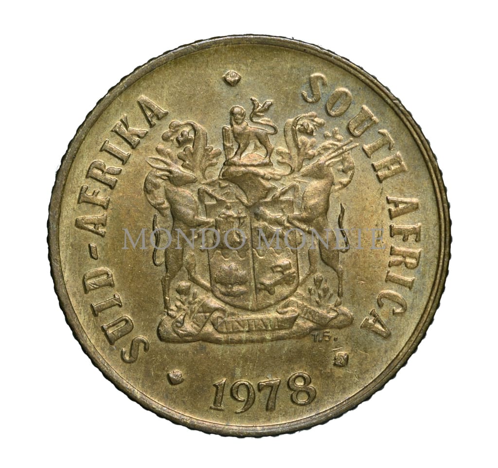 Suid Afrika 1 Cent 1978 Monete Da Collezione