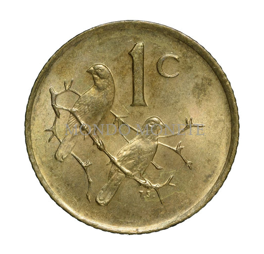 Suid Afrika 1 Cent 1987 Monete Da Collezione