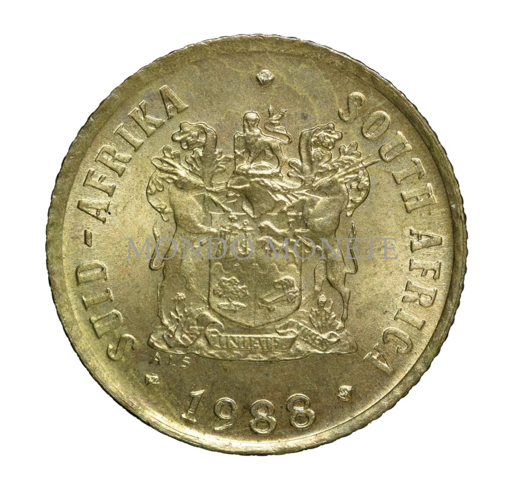 Suid Afrika 1 Cent 1988 Monete Da Collezione