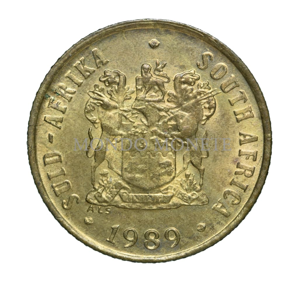Suid Afrika 1 Cent 1989 Monete Da Collezione