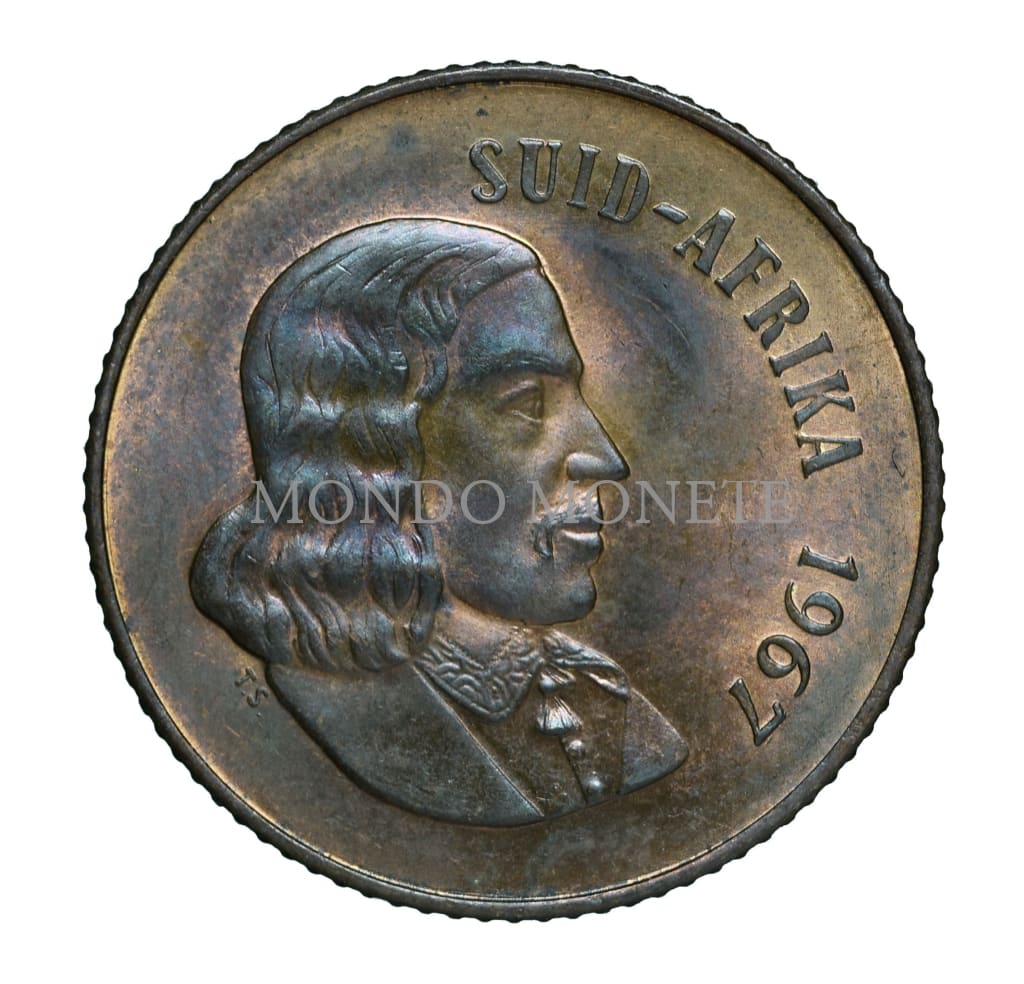 Suid Afrika 2 Cents 1967 Monete Da Collezione