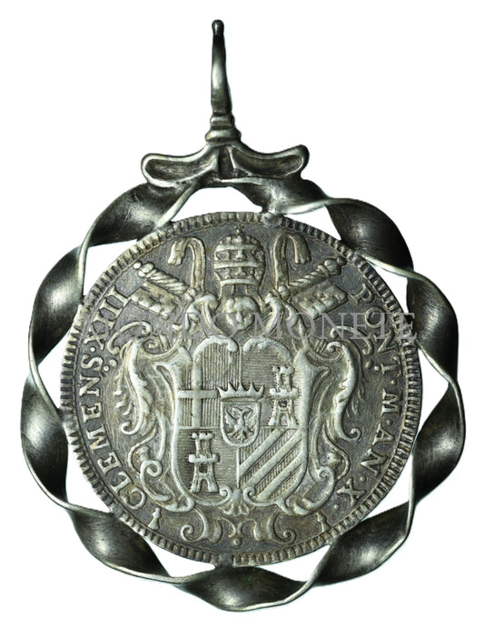 Testone 1767 A. X Roma. Clemente Xiii (1758-1769) Monete Da Collezione