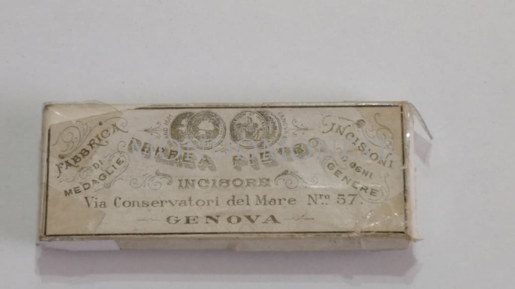 Tiro A Segno - Autori/incisore Fabbrica Di Medaglie Ferrea Pietro Genova Spilla Metallo Oro E