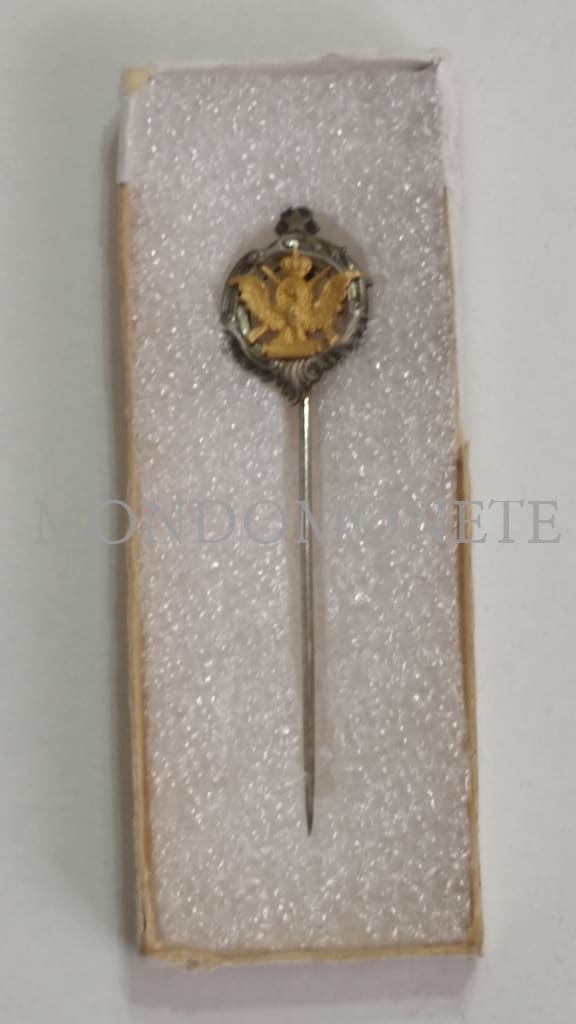 Tiro A Segno - Autori/incisore Fabbrica Di Medaglie Ferrea Pietro Genova Spilla Metallo Oro E