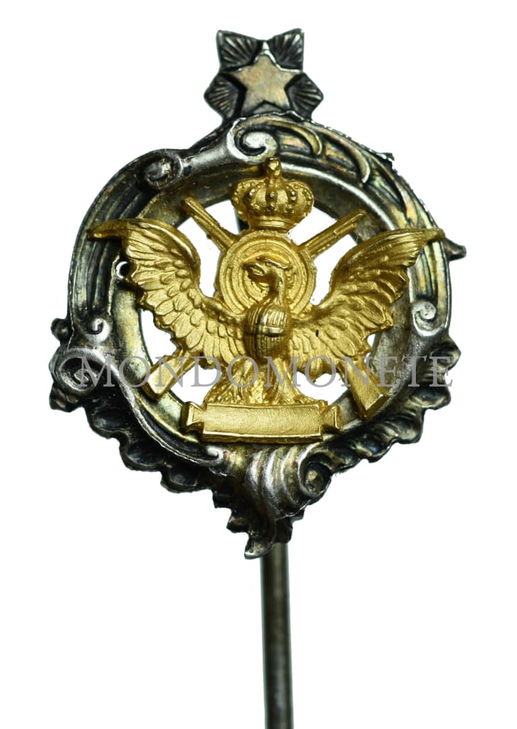 Tiro A Segno - Autori/incisore Fabbrica Di Medaglie Ferrea Pietro Genova Spilla Metallo Oro E
