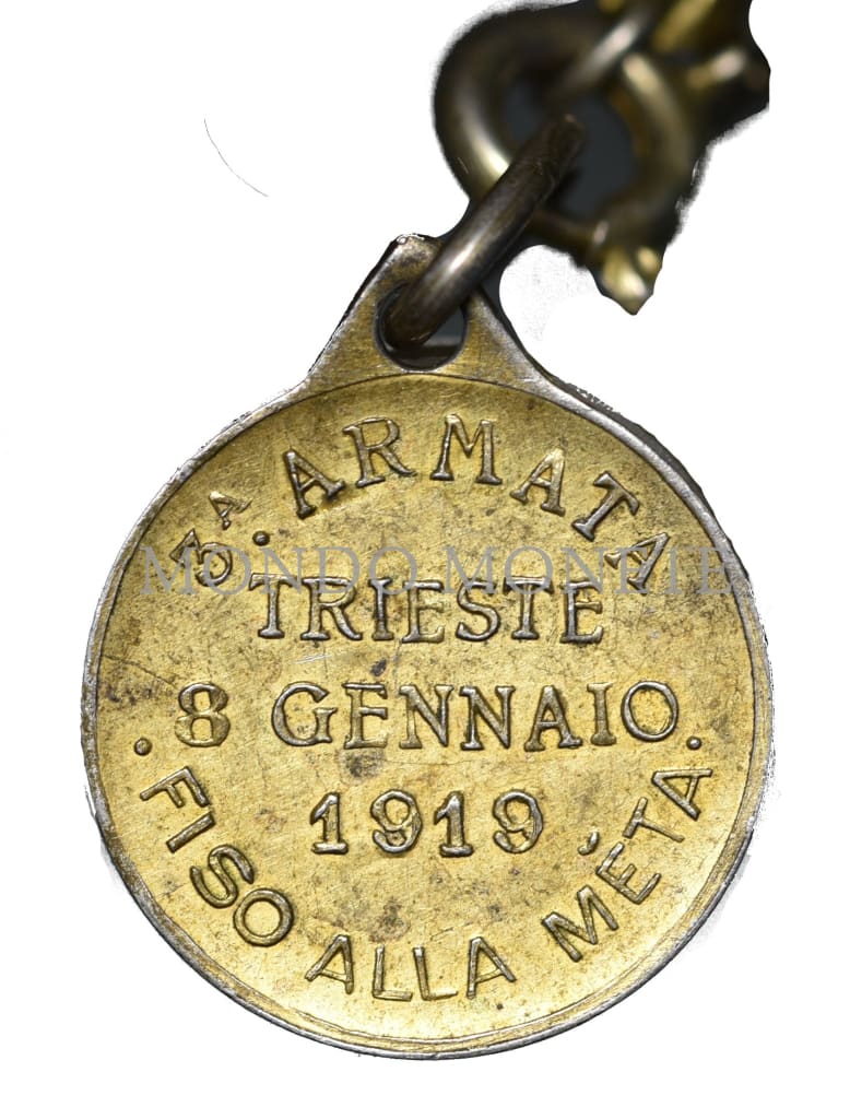 Trieste 8 Gennaio 1919 3^ Armata Fiso Alla Meta Medaglie E Gettoni