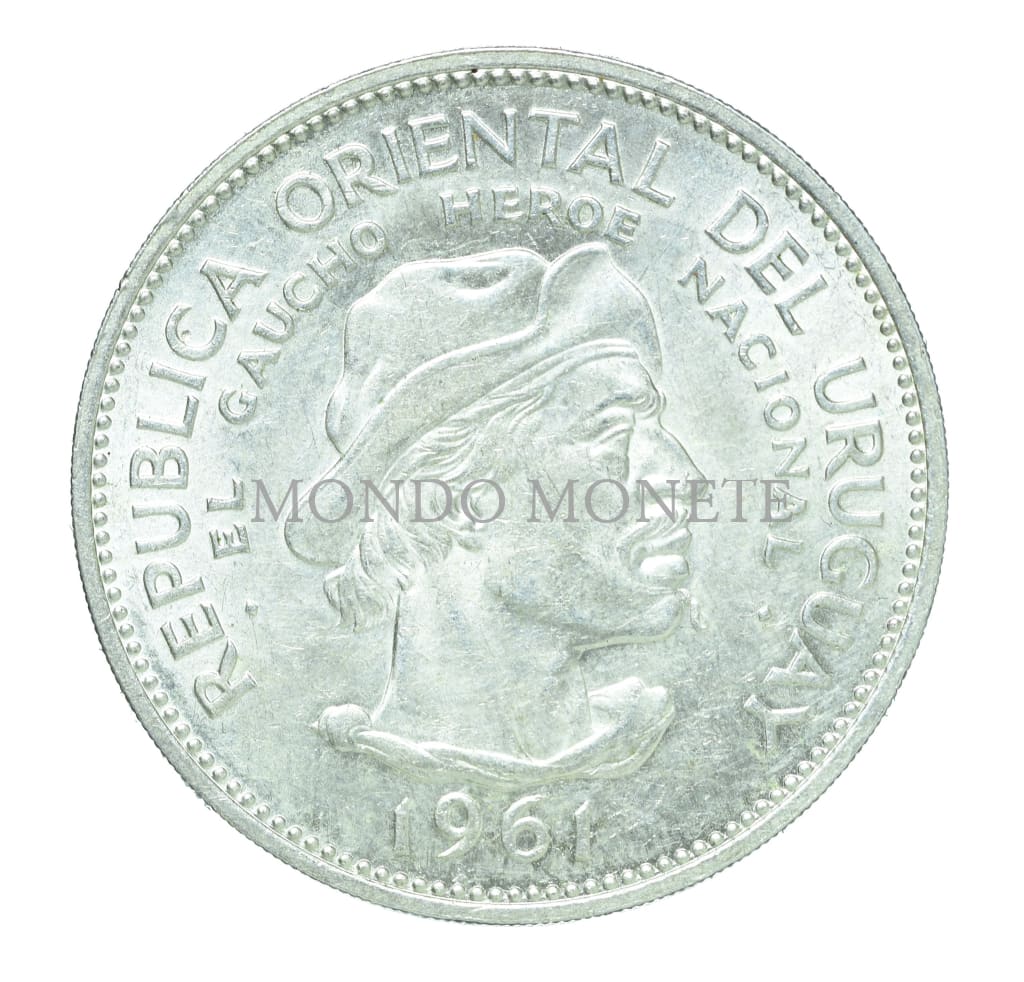 Uruguay 10 Pesos 1961 Monete Da Collezione