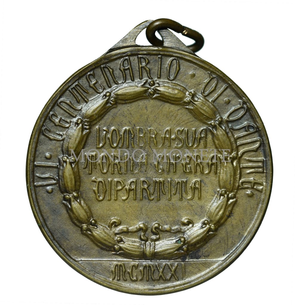 Vi° Centenario Di Dante 1921 Medaglie E Gettoni