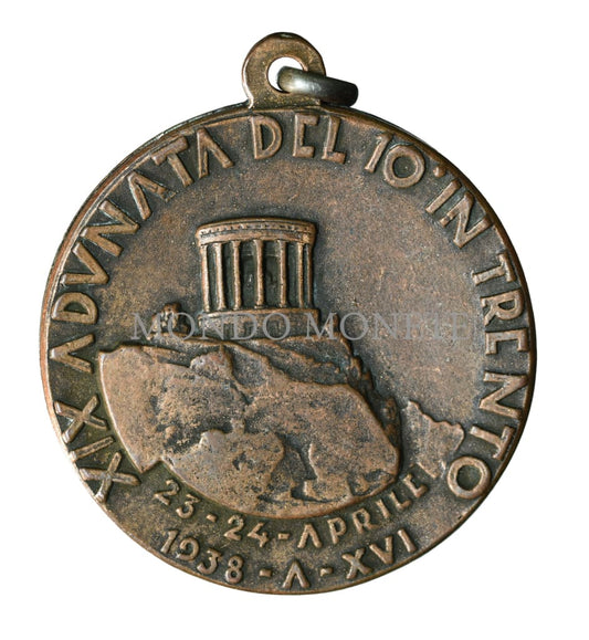 Xix Adunata Del Io In Trento 1938 Medaglie E Gettoni