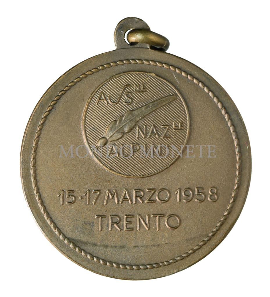 Xxxi Adunata Nazionale Alpini Trento 1958 Medaglie E Gettoni
