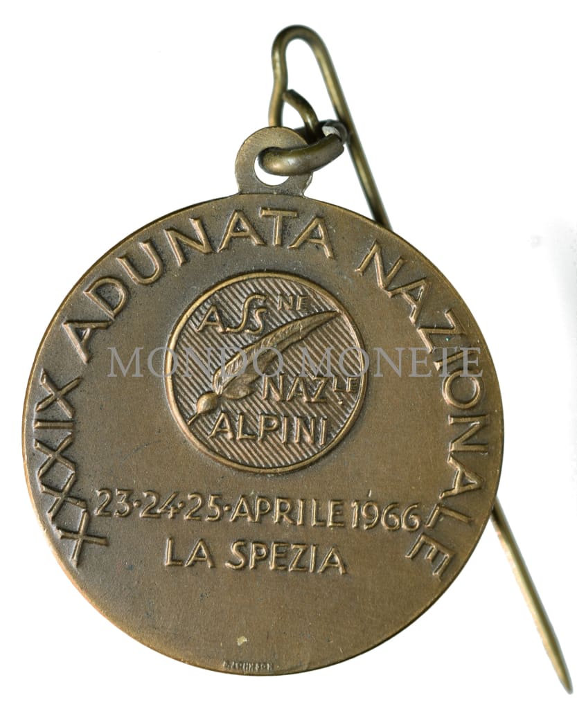 Xxxix ^ Adunata Nazionale La Spezia 1966 Medaglie E Gettoni