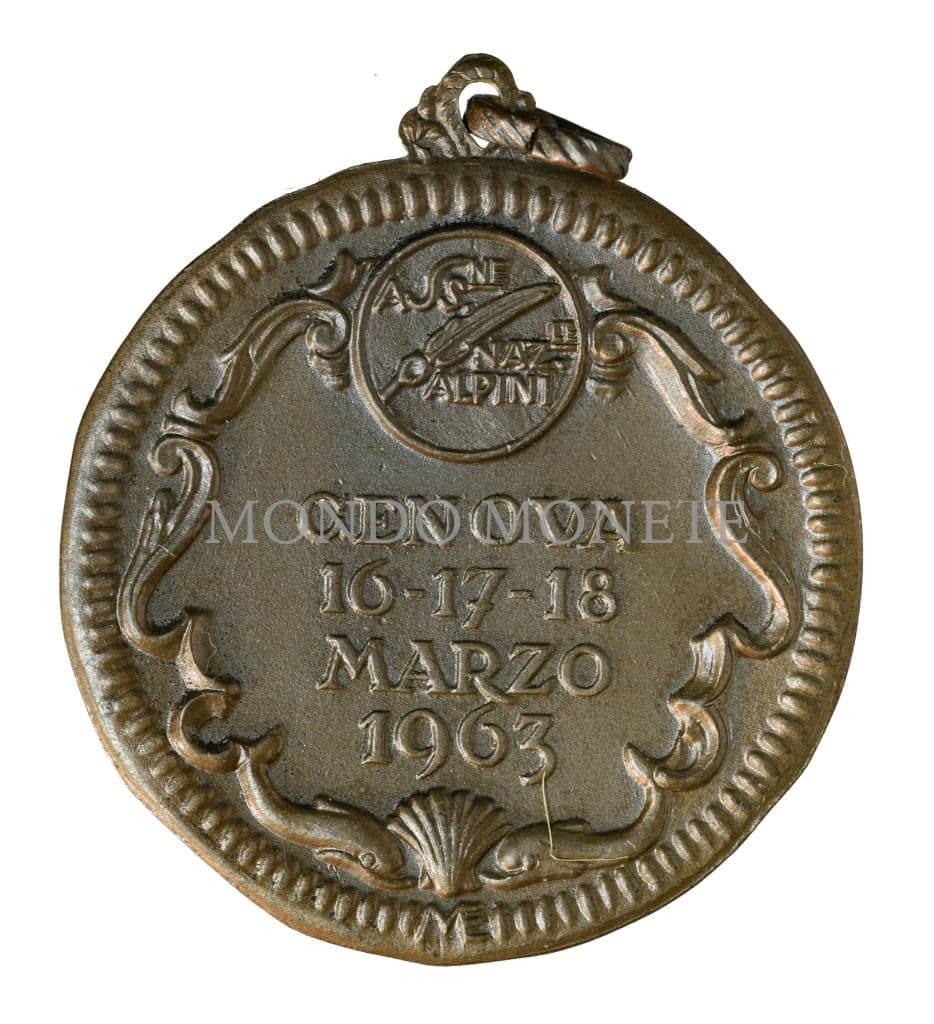 Xxxvi Adunata Nazionale Alpini 1963 Genova Medaglie E Gettoni
