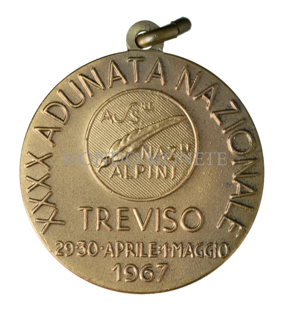 Xxxx Adunata Nazionale Alpini Treviso 1967 Medaglie E Gettoni