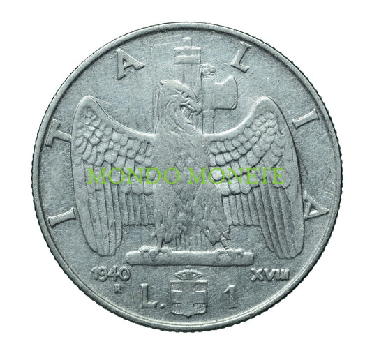 1 Lira 1940 Xviiii R Monete Da Collezione