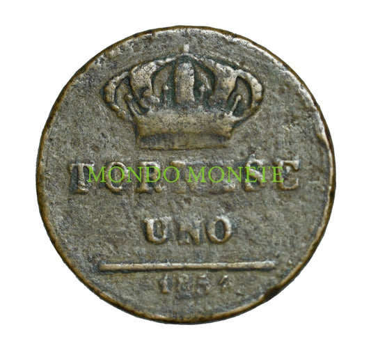 1 Tornese 1854 Monete Da Collezione