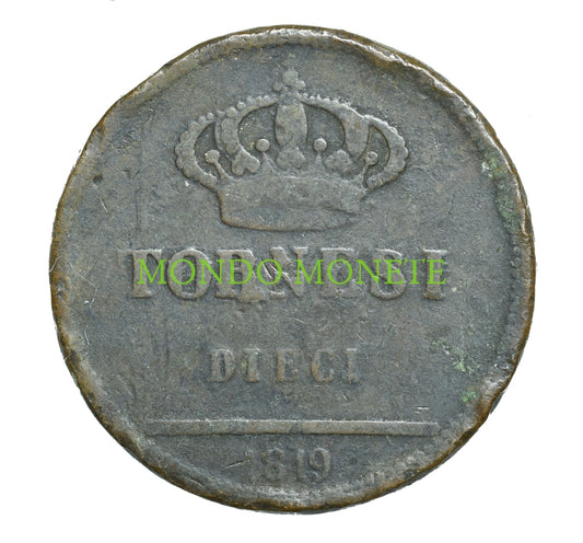 10 Tornesi 1819 Monete Da Collezione