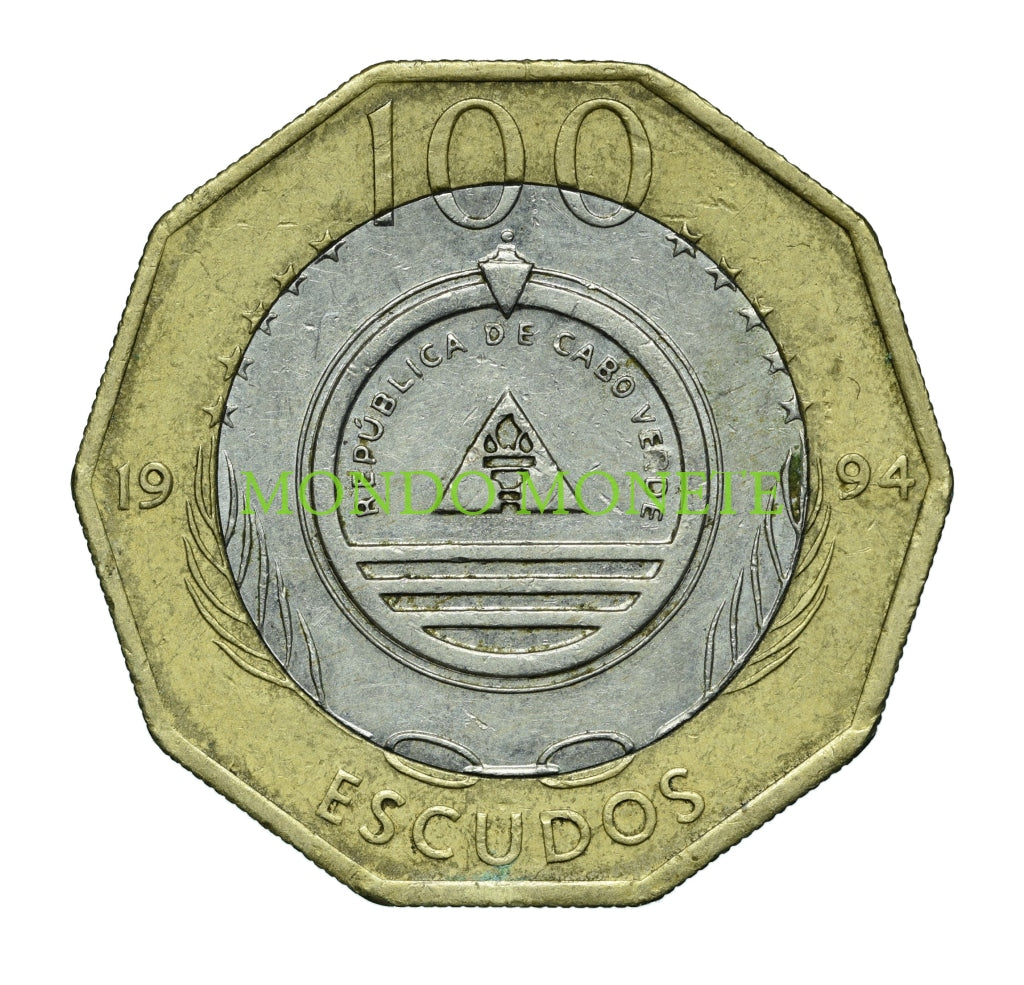 100 Escudo 1994 Cape Verde Monete Da Collezione