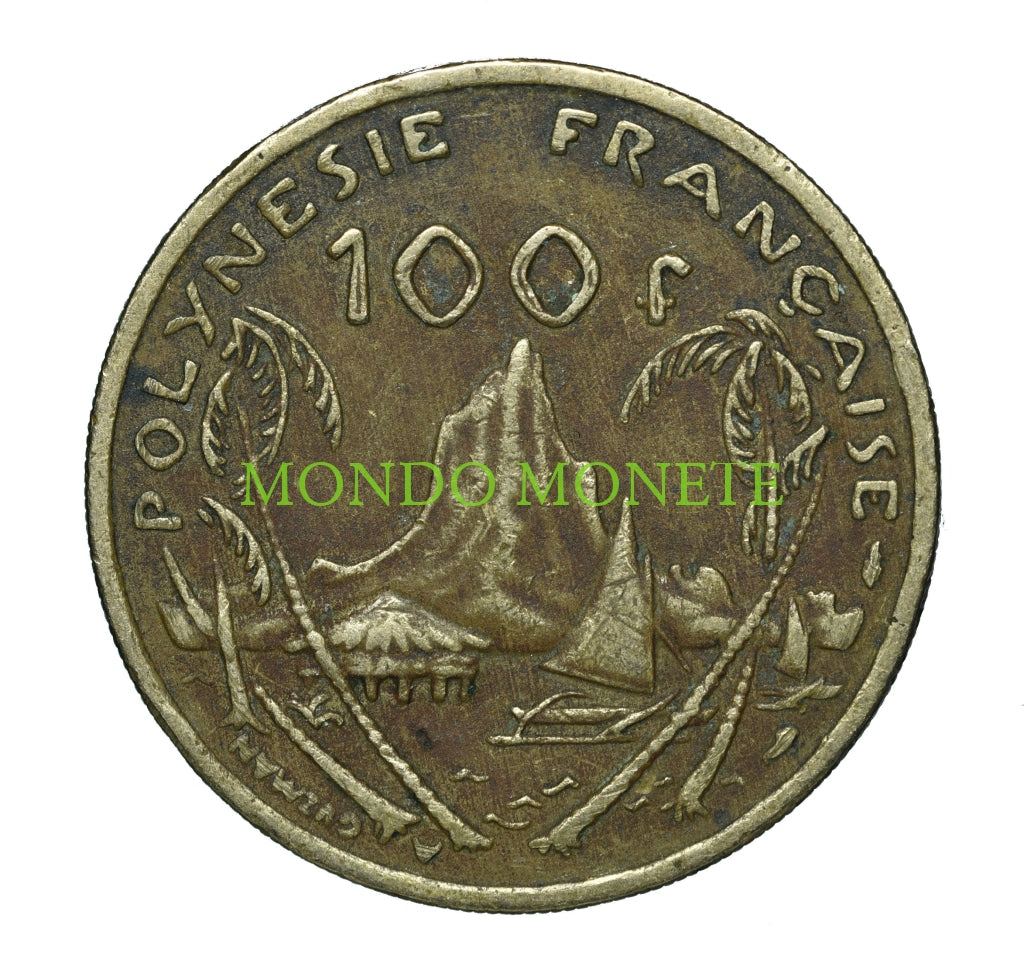 100 Francs 1986 Polinesia Monete Da Collezione