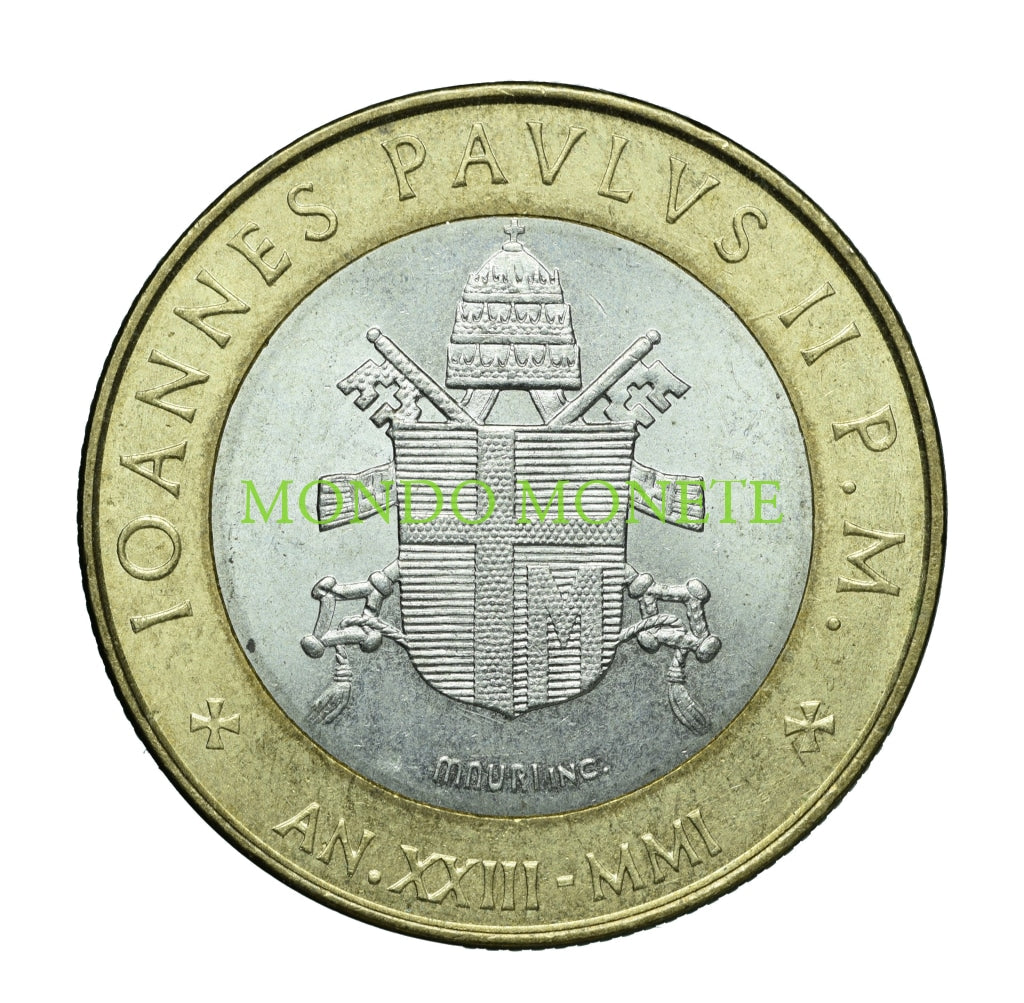 1000 Lire 2001 Giovanni Paolo Ii Monete Da Collezione