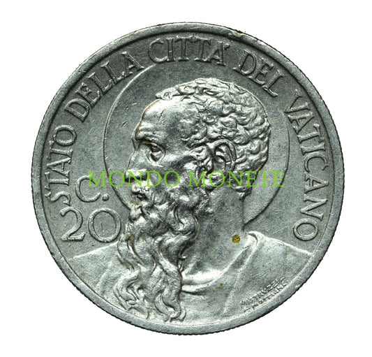 20 Centesimi 1930 Monete Da Collezione