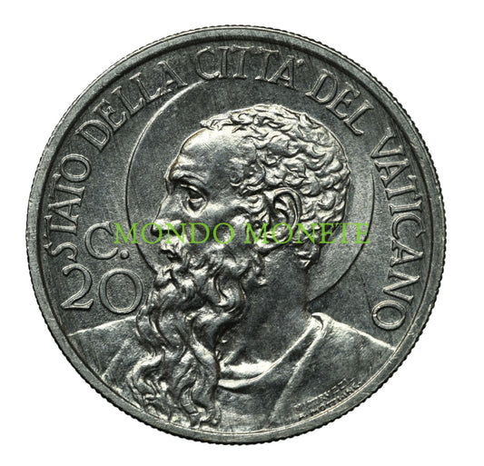 20 Centesimi 1934 Monete Da Collezione