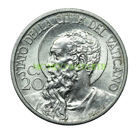 20 Centesimi 1937 Monete Da Collezione