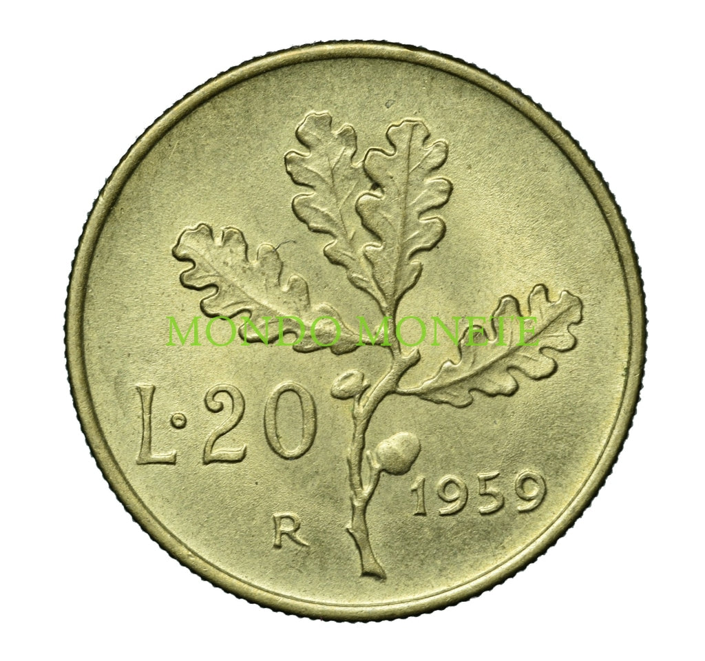 20 Lire 1959 Monete Da Collezione