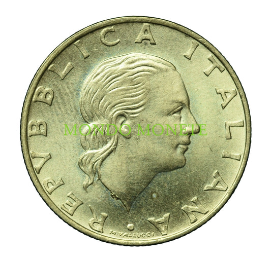 200 Lire 1995 Esubero Metallo Sotto Il Collo Monete Da Collezione
