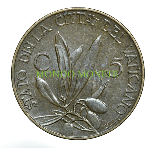 5 Centesimi 1930 Monete Da Collezione