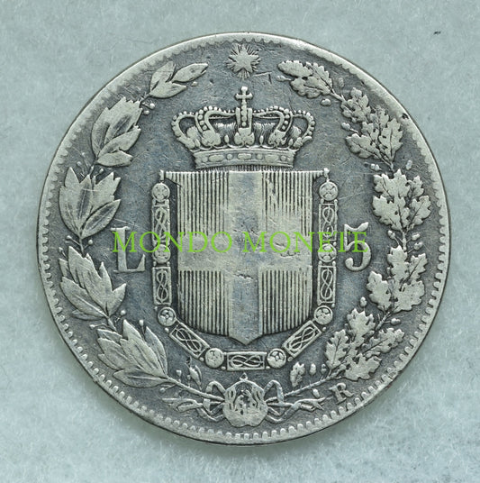5 Lire 1879 Monete Da Collezione
