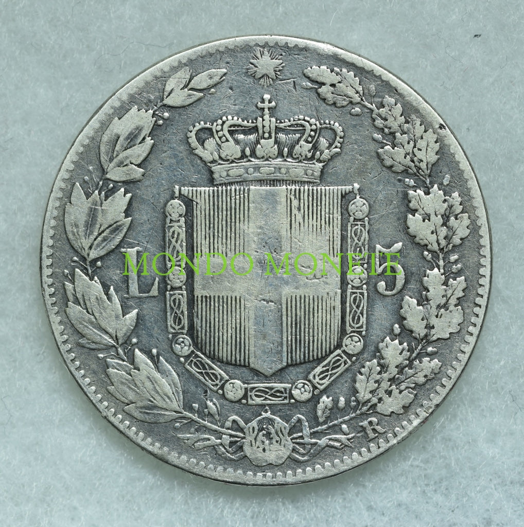5 Lire 1879 Monete Da Collezione